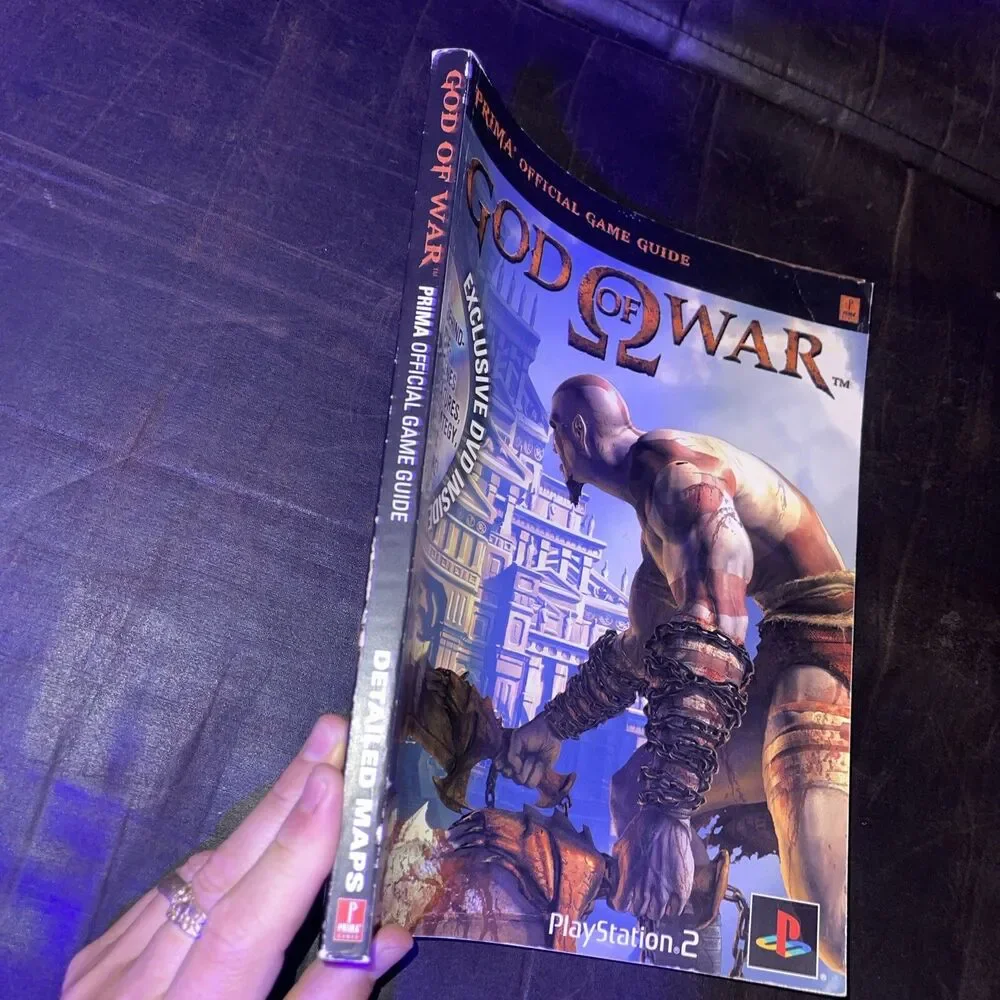 Prima Offical Game Guide God Of War Playstation 2 NO DVD